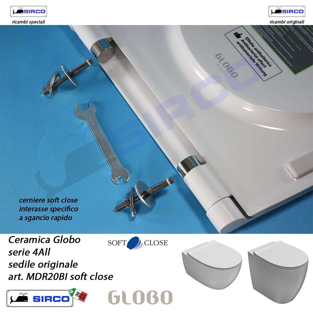 sedile 4ALL MDR20.BI soft close originale - immagine 3