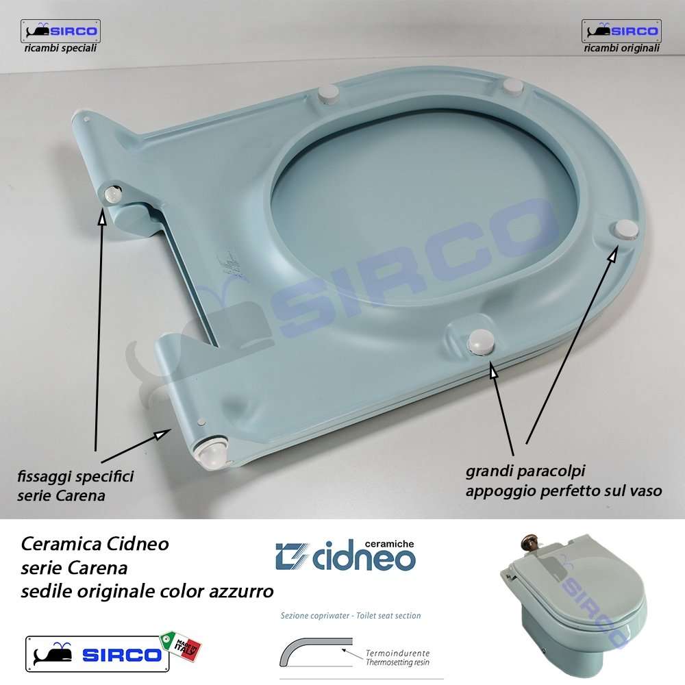 sedile CARENA azzurro ORIGINALE - immagine 4
