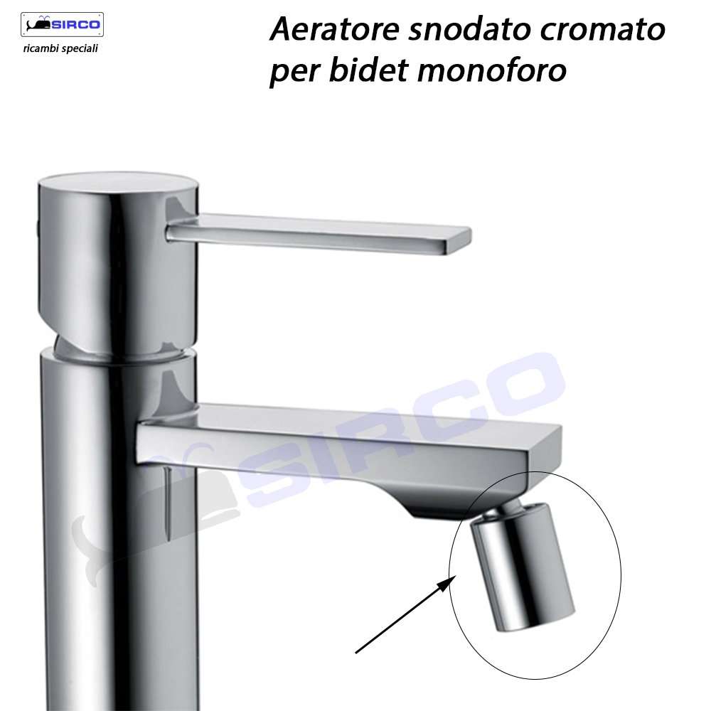 Aeratore rompigetto snodo bidet M 16x1 - immagine 5