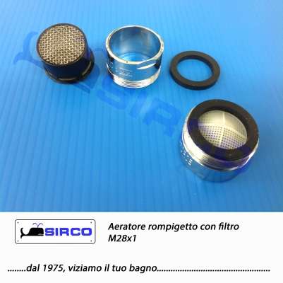 M28X1 Aeratore rompigetto con filtro