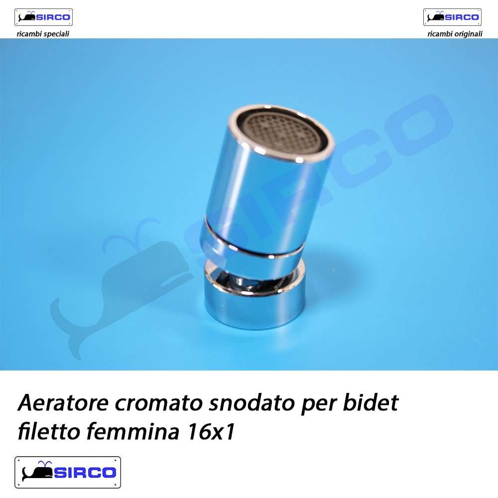 Aeratore rompigetto snodo bidet F 16x1 - immagine 3