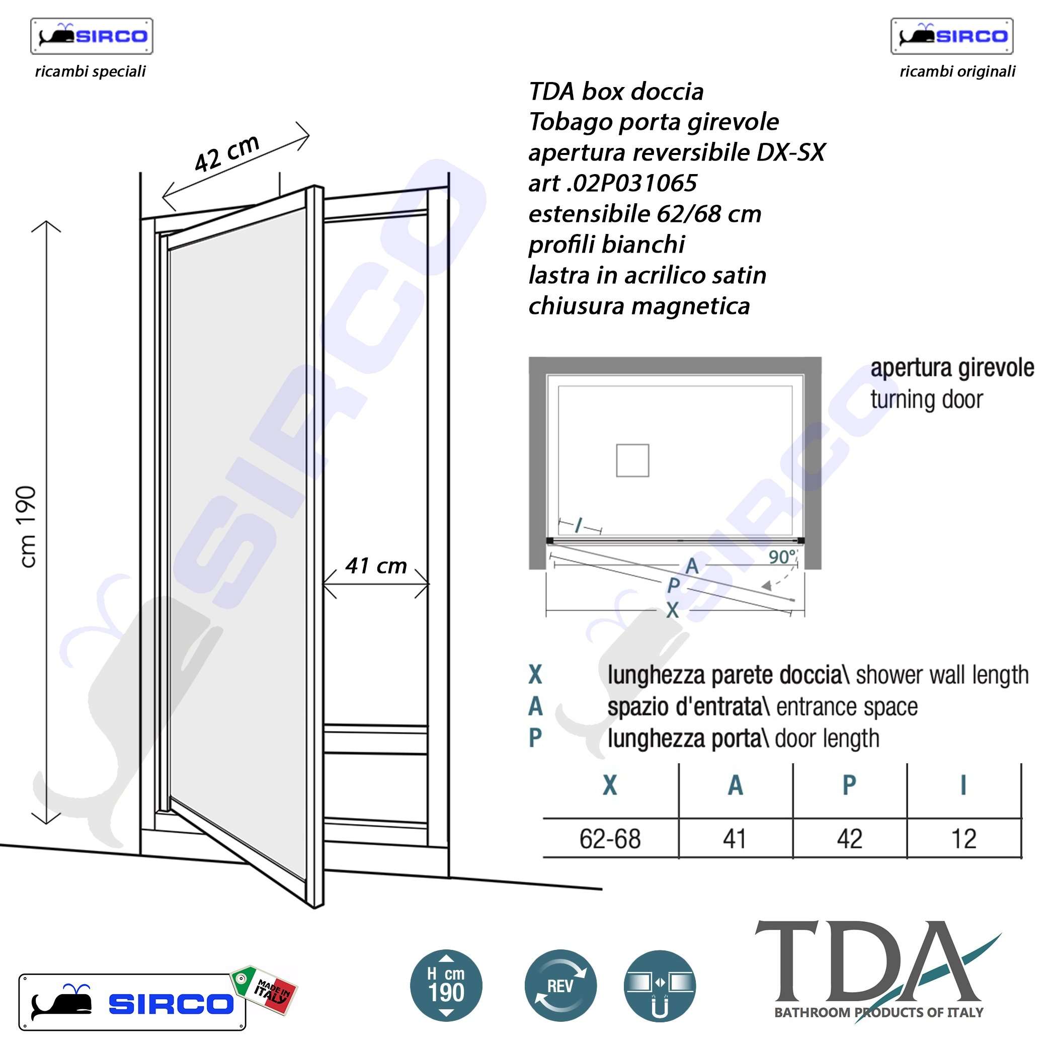 Porta a battente per nicchia - immagine 2