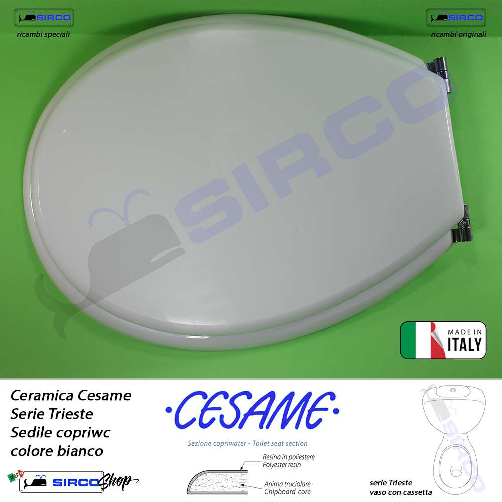 sedile TRIESTE bianco - immagine 6