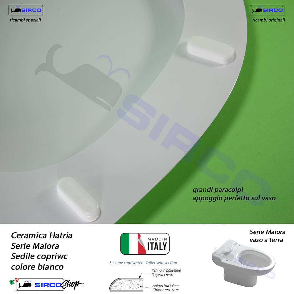 sedile MAIORA bianco - immagine 6